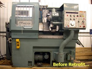 Mori Seiki Before Retrofit